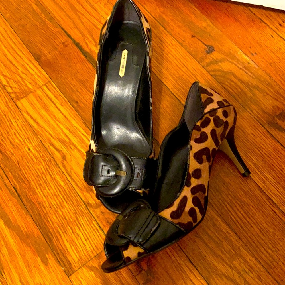 Mac Studio leopard pumps worm once size 6.5